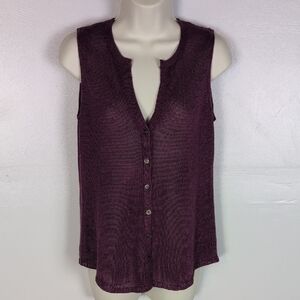 J. Jill Linen Blend Vest